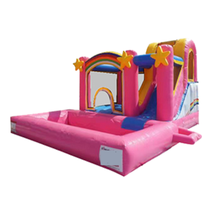PINK COMBO CON PISCINA <br> 3×4×2,8 H